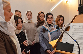 Византийский хор Благовещенского храма.